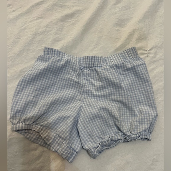 Hannah Kate Blue and White Gingham Shorts - Picture 1 of 3
